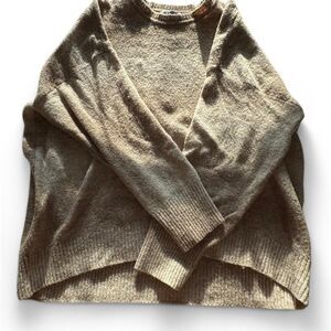 Old-navy Women's Tan and Cream Jumper